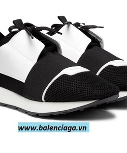 Giày Balenciaga Race runner black white cho cả nam và nữ