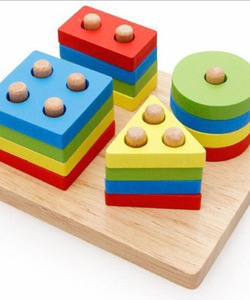 Bộ Thả Khối Hình Học (Đồ Chơi Gỗ Cho Bé)