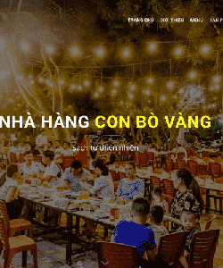 Thiết kế website nhà hàng