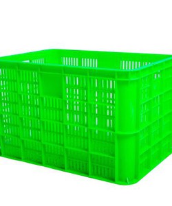 Thùng nhựa rỗng/đặc kích thước 610x420x390 mm