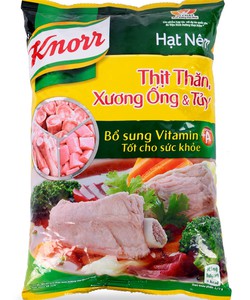 Hạt nêm Knorr 900gr. Hạt nêm Knorr từ thịt thăn, xương ống và tuỷ