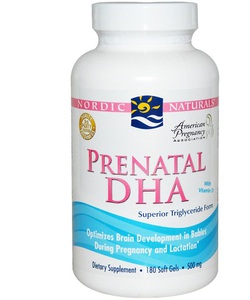 Viên uống bổ sung DHA cho phụ nữ mang thai Nordic Naturals Prenatal DHA 180 viên