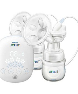 Máy hút sữa Avent điện đôi SCF303 01 Tặng 30 túi trữ sữa non mother