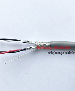Cáp tín hiệu chống nhiễu 22AWG 2Pair 2 lớp chống nhiễu