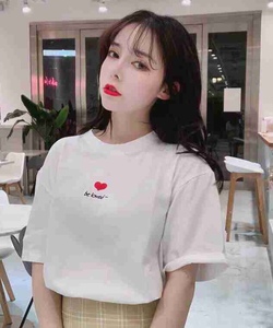 Áo thun thêu tim thun xịn S0103 mới nè