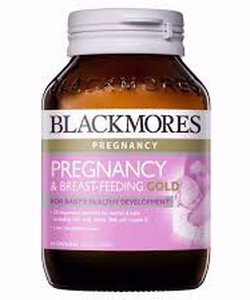 SALE Thuốc bổ giành cho phụ nữ mang thai và đang cho con bú Blackmores Pregnancy Breast Feeding Gold.