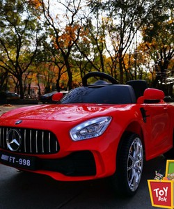 Xe ô tô điện trẻ em lốp cao su Mercedes Đồ chơi trẻ em thông minh