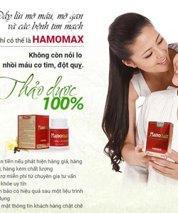 Hamomax Đẩy lùi mỡ máu, mỡ gan và các bệnh tim mạch