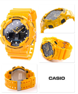 Đồng hồ nam dây nhựa g shock GA 100A 9ADR chính hãng