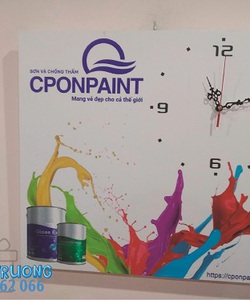 Đồng hồ tranh in logo,sản xuất đồng hồ tranh in logo doanh nghiệp, đồng hồ mang thương hiệu daonh nghiệp