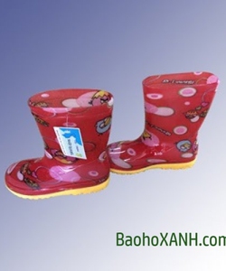 Bán ủng cao su bảo hộ trẻ em màu đỏ ucs0052 tại quận Hà Đông