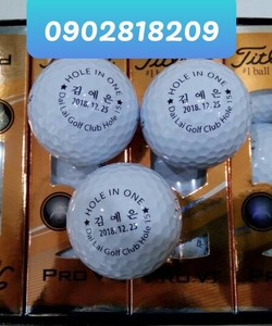 In ấn logo công ty lên bóng golf làm quà tặng giá rẻ