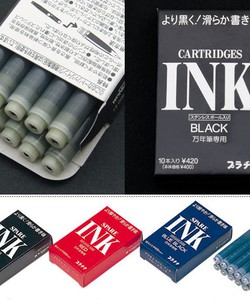 Ống mực bút máy Platinum Catridge hộp 10 ống