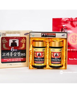 Cao sâm 365 Hàn Quốc, hộp 2 lọ 240g