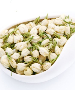 Trà nhài nguyên bông hữu cơ chai thủy tinh