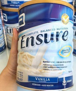 Sữa Ensure Úc nắp vàng hộp 850g