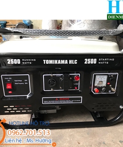 Giới thiệu máy phát điện chạy xăng Tomikama 2,3kw 6kw giá rẻ nhất