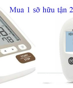 Máy đo huyết áp bắp tay JPN600 tặng máy đo đường huyết