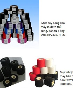 Mực in date của máy hàn miệng bao liên tục FRD1000,mực đóng date của máy ép miệng túi bánh kẹo,cà phê FRM980