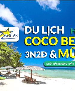 Tour CocoBeach Camp Mũi Né Resort 3 , 4 3N2Đ