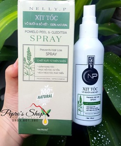 Xịt tóc Nelly.P Pomelo Peel Gleditsia Spray trị tóc gãy rụng và nuôi dưỡng tóc chắc khỏe