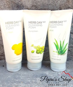 Sữa Rửa Mặt The Face Shop Herb Day 365 cleansing foam