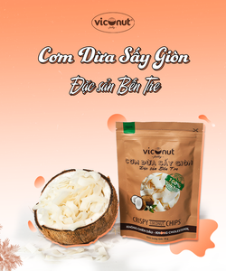 Cơm dừa sấy giòn Viconut