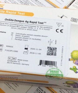 Test thử nhanh phát hiện kháng nguyên NS1 virus sốt xuất huyết