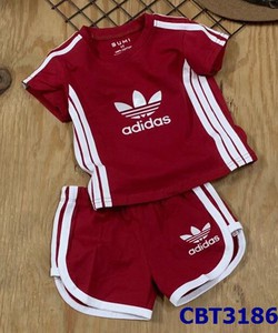 Bộ thun Adidas cho bé mặc hè