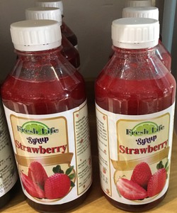 Siro Dâu ép loại tự nhiên có cái