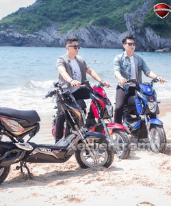 Xe máy điện JVC Xmen F1 cực khỏe khoắn, bền bỉ Thế Giới Xe Điện