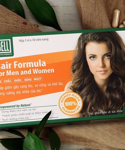 01 hộp viên uống ngăn ngừa rụng tóc hair formula men women hộp 30 viên