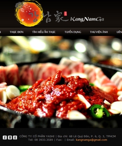 Website cho nhà hàng, quán ăn