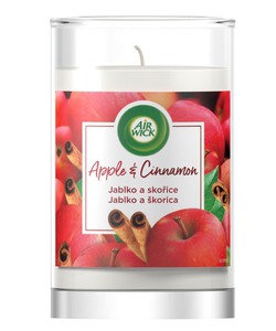 Ly nến thơm tinh dầu Air Wick Apple Cinnamon 310g - táo, quế