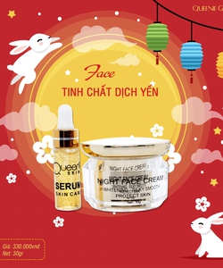 Face Dịch Yến Dưỡng mặt ban đêm Queenie Skin Mimistorevn