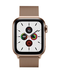 Đồng hồ Apple Watch series 5 bản thép Gold / Black mới nguyên siu,bảo hành 1 năm