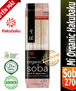 Mì Soba Nhật Bản có chứng nhận organic Mua 1 tặng 1