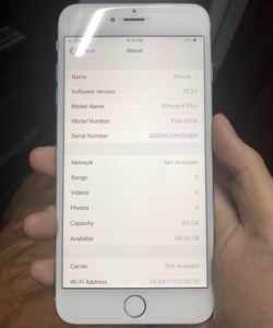 Iphone 6 plus 64gb trắng quốc tế