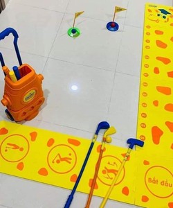 Bộ vận động thể chất thể dục đa năng to đại màu cam