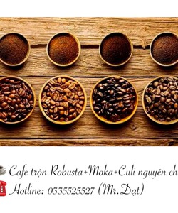 Chuyên cung cấp Bột Cà phê Trộn mặc định CuLi Moka Robusta