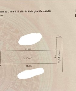 Chính chủ cần bán đất ngõ 205 Ngô Gia Tự, Hải Phòng