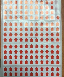 Decal sticker mũi tên dán lỗi may mặc, điện tử miễn phí giao hàng