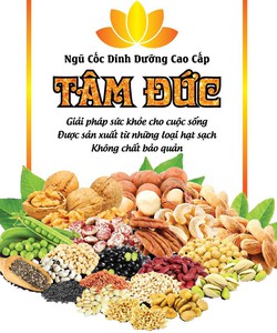 Bột ngũ cốc 26 loại hạt Tâm đức chứa đầy đủ chất cho cơ thể khoẻ mạnh