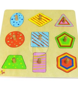 Bộ đồ chơi gỗ to Bé Học Hình