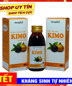 Siro Tỏi Đen Kimo Nâng cao sức đề kháng, chữa ho hiệu quả