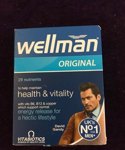 Vitamin tổng hợp Wellman dành cho đàn ông. Hàng chính hãng Anh Quốc 100%
