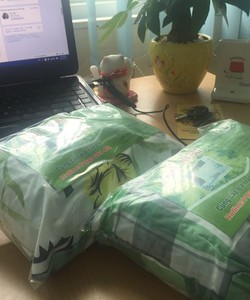 Gối ngải cứu trị thoái hóa đốt sống cổ, mỏi vai gáy, đau lưng, đau đầu, mất ngủ