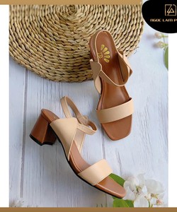 Giày xăng đan đế vuông cao 5p cực đẹp