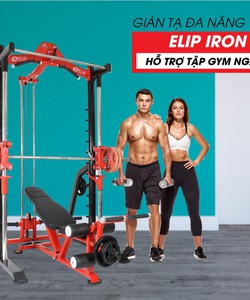 Máy tập tạ đa năng Elip iRon10: 10in1