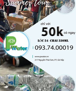 Thương hiệu nước uống Pwater